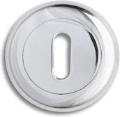 Szyldy i rozety - Kuchinox Rozeta okrągła POD KLUCZ CHROM LTO 101A - miniaturka - grafika 1