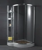 Kabiny prysznicowe - Omnires Apollo TS-685 100x115 - miniaturka - grafika 1