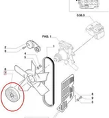 Części i akcesoria do maszyn rolniczych - CNH SPRZĘGŁO WISKOZOWE 82000845 - miniaturka - grafika 1