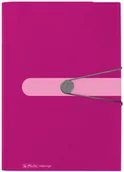 Teczki i skoroszyty - Herlitz Teczka A4 Różowa 11217114 - miniaturka - grafika 1