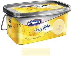 Nobiles Farba Lateksowa Pory Roku Lato Lato Słonecznikowe Pojemność 2,5 L - Farby olejne i specjalne Nobiles Farba Lateksowa Pory Roku Lato Lato Słonecznikowe Pojemność 2,5 L - Farby olejne i specjalne - miniaturka - grafika 1