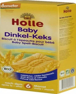 Holle Baby Keksy orkiszowe dla dzieci BIO 150 g - Desery dla dzieci - miniaturka - grafika 5