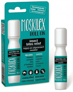 Dermapharm Moskilex Roll On 15Ml - Dla Ludzi Kojący Po Ukąszeniach Owadów - Artykuły przeciw pasożytom - miniaturka - grafika 3