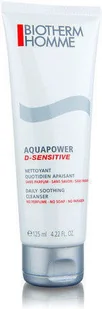Biotherm Homme Aquapower żel oczyszczający dla cery wrażliwej Daily Soothing Cleanser) 125 ml - Żele do mycia twarzy - miniaturka - grafika 3
