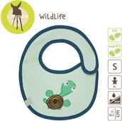 Śliniaki i fartuszki - Lassig Śliniak bawełniany wodoodporny Wildlife Żółw 4042183325828 - miniaturka - grafika 1