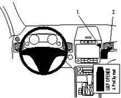 Uchwyty samochodowe do telefonów - Brodit AB dla Clip do Volkswagen Touareg 11-15 854595 - miniaturka - grafika 1