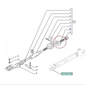 Części i akcesoria do maszyn rolniczych - NEW HOLLAND / CASE UCHWYT CIĘGNA DOLNEGO 5197806 - miniaturka - grafika 1