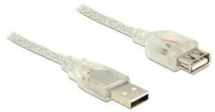 Delock Kabel USB A - A M/Ż 5.00m transparent 83885 - Kable USB - miniaturka - grafika 3