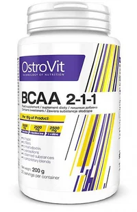 OstroVit Extra Pure BCAA 2:1:1 200g (5902232610130) - Aminokwasy - miniaturka - grafika 2