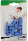 Akcesoria do tabletów i e-booków - InLine 59942 A ochrona przed kurzem do gniazda RJ45 (10-ER Blister) Niebieski 4043718166176 - miniaturka - grafika 1