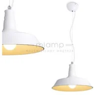 Lampy sufitowe - Redlux LAMPA wisząca GOLDIE R11689 industrialna OPRAWA zwis metalowy Biały - miniaturka - grafika 1