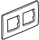 Akcesoria do alarmów - Legrand Niloe - Ramka 2-krotna czerwona 665022 - miniaturka - grafika 1