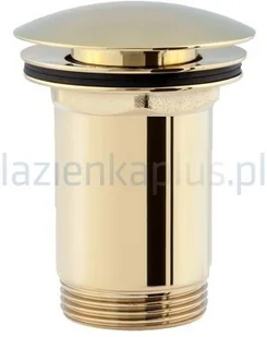 Omnires Korek klik-klak wzór cylindryczny do syfonu umywalkowego chrom A706 - Korki do umywalek - miniaturka - grafika 4