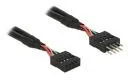 Kable komputerowe i do monitorów - Delock 10Pin żeński - 10Pin męski 0.25 m 83873 - miniaturka - grafika 1