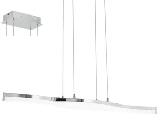 Eglo Lampa wisząca zawis Lasana 2 2x10,5W LED chrom biały 96101 - Lampy sufitowe - miniaturka - grafika 2