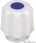 Akcesoria hydrauliczne - KFA Uchwyt popularny biały z zaślepką niebieską 892-065-44 - miniaturka - grafika 1