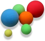 Wyposażenie sportowe i gimnastyczne - SOFT PIŁKA PIANKOWA 18cm - miniaturka - grafika 1