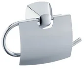 Akcesoria do wc - Keuco 02760010000 City.2 uchwyt na papier toaletowy z pokrywką chrom - miniaturka - grafika 1