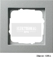 Klawisze i ramki - Gira E2 ALU Ramka 5-KROTNA 021525 - miniaturka - grafika 1