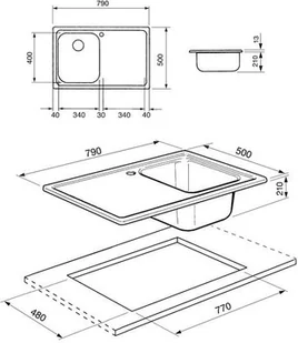 Smeg Omni SP791S-2 - Zlewozmywaki - miniaturka - grafika 2