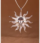 Wróżbiarstwo i radiestezja - Firma Ciszak Słońce z Cyrkoniami T121 - miniaturka - grafika 1