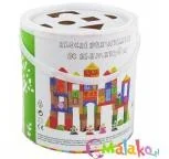 Klocki - Brimarex DREWNIANE KLOCKI 80 EL. 2+ - miniaturka - grafika 1