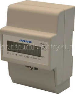 Orno Licznik 1-fazowy wskaźnik zużycia energii elektrycznej OR-WE-502 - Liczniki energii elektrycznej - miniaturka - grafika 2