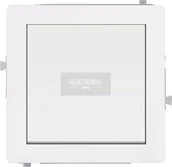 Wyłączniki światła i elektryczne - Karlik Deco Biały Wyłącznik pojedynczy DWP-1 - miniaturka - grafika 1