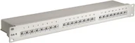 Wtyczki i adaptery - Wentronic Wentronic Patch panel 19" CAT6A 24 Port biały 90855 - miniaturka - grafika 1