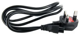 4World Kabel zasilający 1.5 m 3 żyłowy UK) czarny 08232-UK - Kable komputerowe i do monitorów - miniaturka - grafika 2