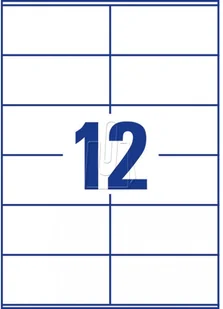 Avery Zweckform Etykiety Zweckform 105x48 Trwałe 30ARK 360 Etykiet Białe 25 Arkuszy + 5 Arkuszy EXTRA ZW524 - Etykiety do drukarek - miniaturka - grafika 3