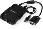 Przełączniki KVM - StarTech Konsola Startech NOTECONS02 X Portable USB KVM (mobilny laptop Crash Cart adapter z transmisją danych/nagrywania wideo, USB 2.0) NOTECONS02X - miniaturka - grafika 1