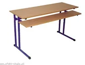 Meble do szkół i przedszkoli - FMS MB Biurko komputerowe ROBERT - miniaturka - grafika 1