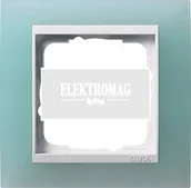 Klawisze i ramki - Gira EVENT OPAQUE SELEDYNOWY/BIAŁY Ramka X1 [0211395] - miniaturka - grafika 1