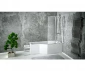 Wanny - PMD Piramida Besco Integra 150x75 prawa biała BSCWNINT150P2 - miniaturka - grafika 1
