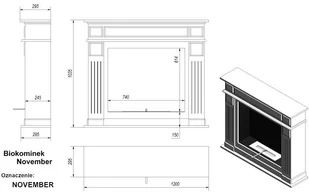 Kratki.pl Biokominek NOVEMBER - Biokominki Kratki.pl Biokominek NOVEMBER - Biokominki - miniaturka - grafika 2