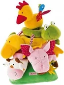 Zabawki interaktywne dla dzieci - Sigikid Piramidka zwierząt PQ Baby S49419 - miniaturka - grafika 1