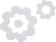 Akcesoria łazienkowe - Sealskin Naklejki antypoślizgowe Antislip Flora białe 311000210 - miniaturka - grafika 1