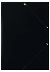 Donau Teczka z gumką karton A4 400gsm 3-skrzydłowa czarna - Szkolne artykuły papiernicze - miniaturka - grafika 3