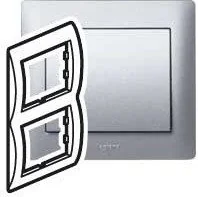 Legrand Sistena Life Ramka 2krotna PIONOWA 771306 - Klawisze i ramki - miniaturka - grafika 4