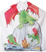 Peleryny fryzjerskie - Efalock Fire Dragon, Peleryna dla dzieci, smoki - miniaturka - grafika 1