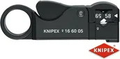 Kombinerki i obcęgi - Knipex Narzędzie do ściągania izolacji z przewodów koncentrycznych (16 60 05 SB) - miniaturka - grafika 1