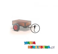 Jeździki dla dzieci - Berg Stopka Do Haka Od Przyczepki Czarna 15.09.08.00 - miniaturka - grafika 1