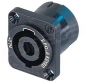 Złącza, przejściówki, adaptery - Neutrik NL2MP - gniazdo głośnikowe SPEAKON 2 pin - miniaturka - grafika 1