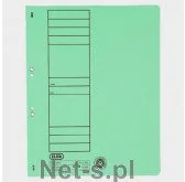 Teczki i skoroszyty - Elba Skoroszyt oczkowy A4, zielony - miniaturka - grafika 1