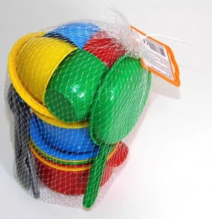 Clown Polska Sp. z o.o. Zestaw kuchenny w siatce 2209 - Zabawki do piasku - miniaturka - grafika 2