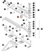 Części i akcesoria do maszyn rolniczych - CNH ŚRUBA MOCOWANIA GŁÓWKI KOSY 84429100 - miniaturka - grafika 1
