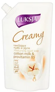 Luksja Mydło w płynie CREAMY COTTON MILK & PROVITAMIN B5 400ml ML - Mydła - miniaturka - grafika 2
