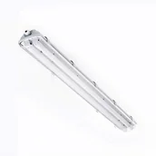 Oprawy, klosze i abażury - Kobi Hermic LED Oprawa świetlówkowa 2x120 T8 KFHCL2120 - miniaturka - grafika 1