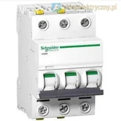 Bezpieczniki elektryczne - Schneider Electric Wyłącznik nadprądowy iC60N 3P 6A C A9K02306 - miniaturka - grafika 1